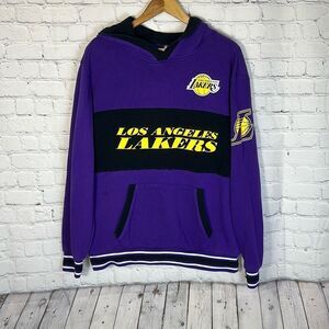 NBA LA Lakers Tracksuit Basketball Purple‎ Hoodie Size L